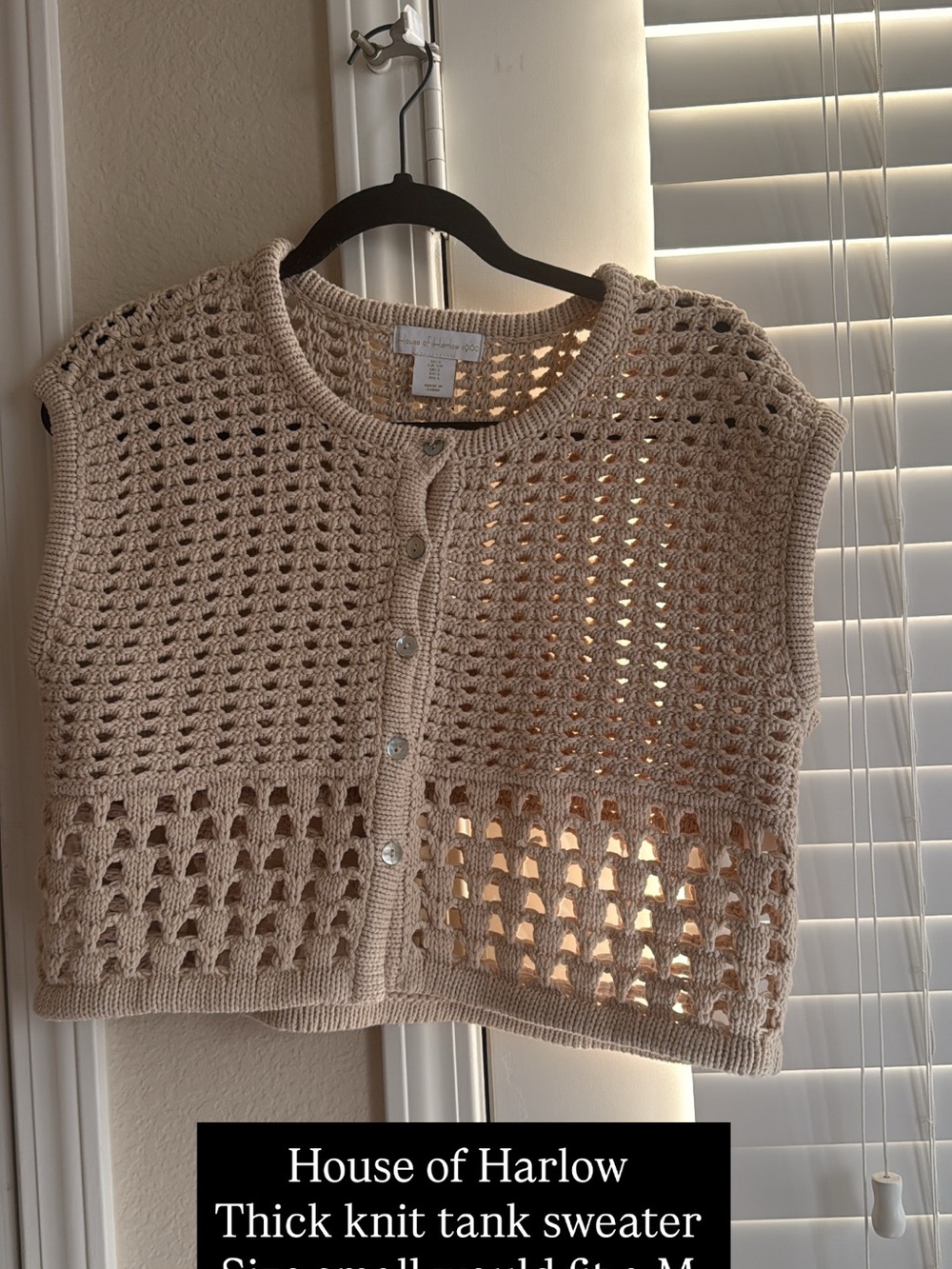 House of Harlow sweater vest